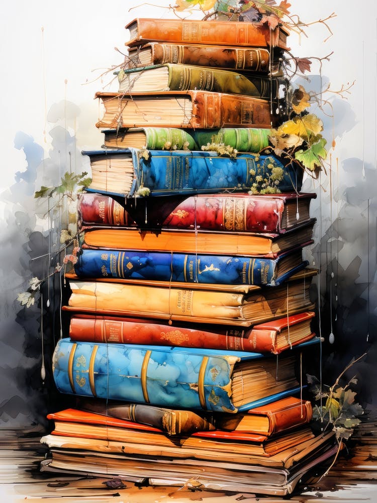 Stack Of Books book poster