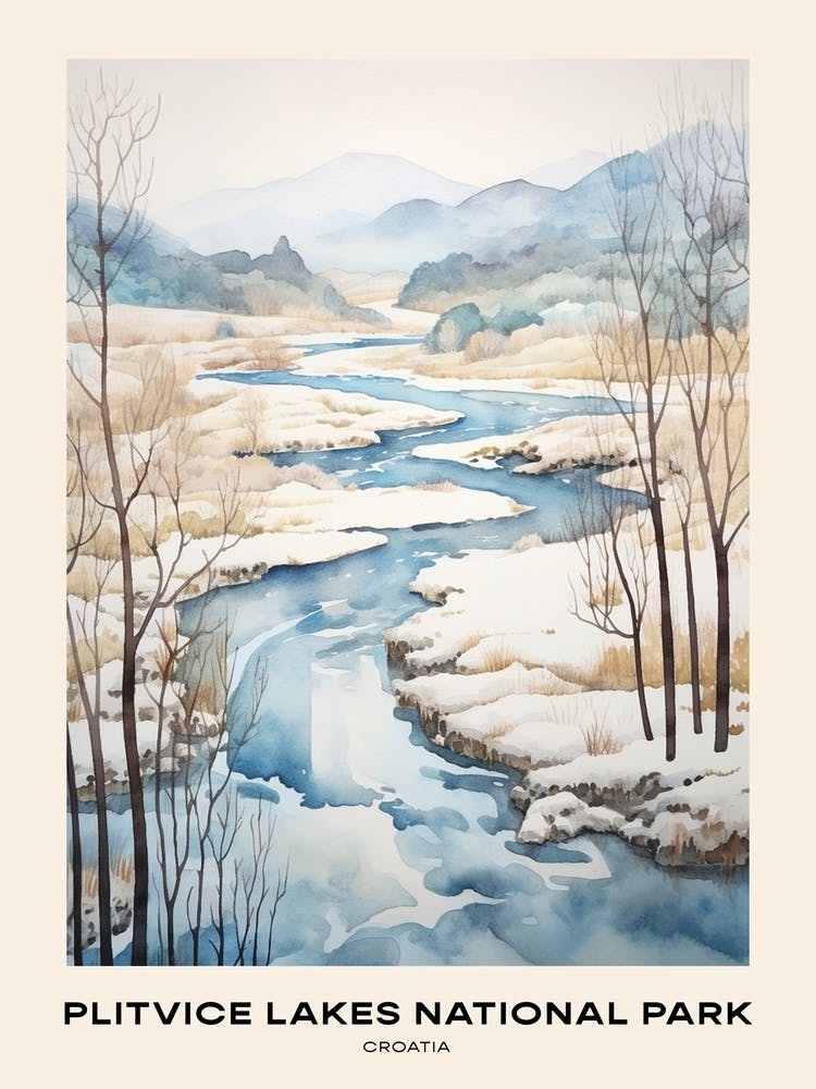 Plitvice Lakes National Park Croatia 2 Poster