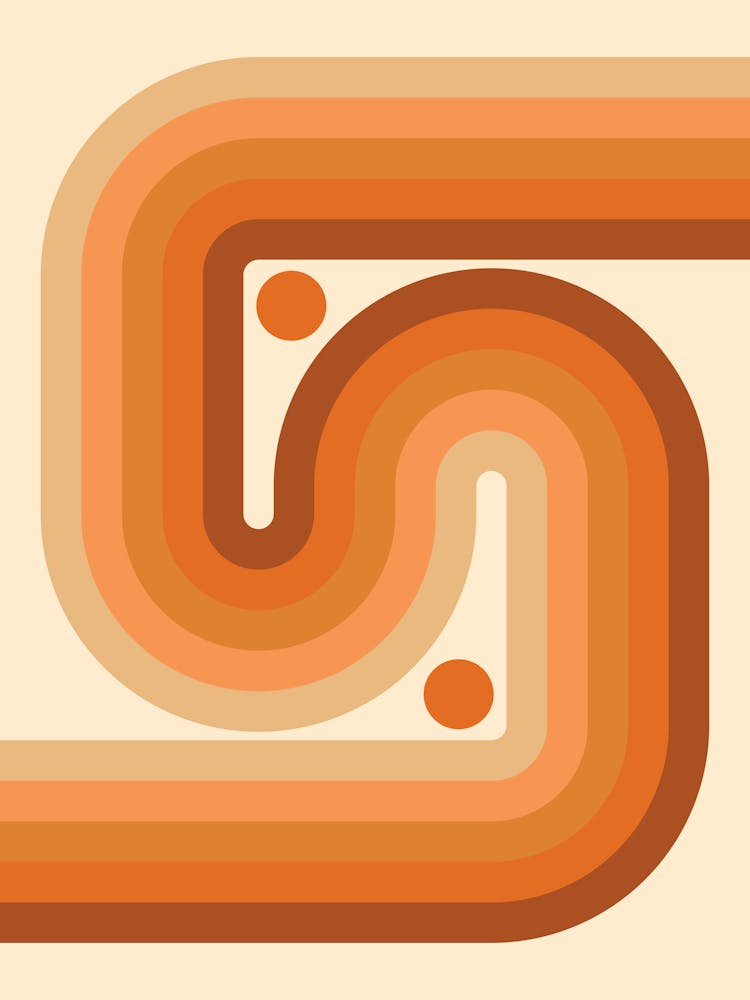 Geometric Rainbow Midcentury Modern Pattern Rustic Terracotta Wood