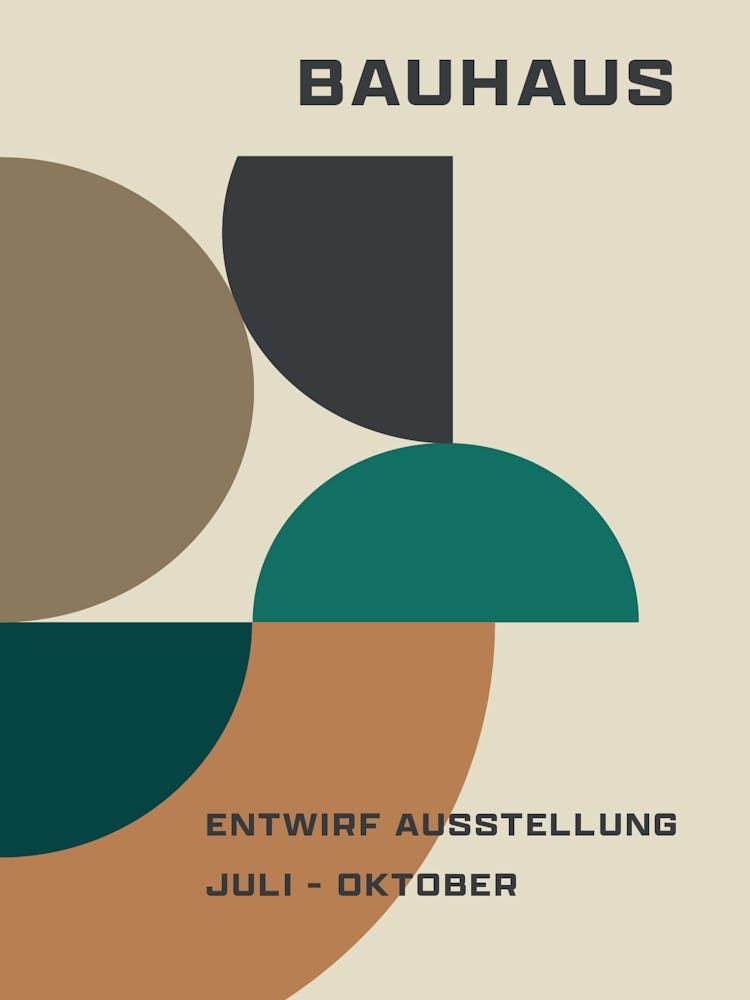 Bauhaus Neutral Print 1