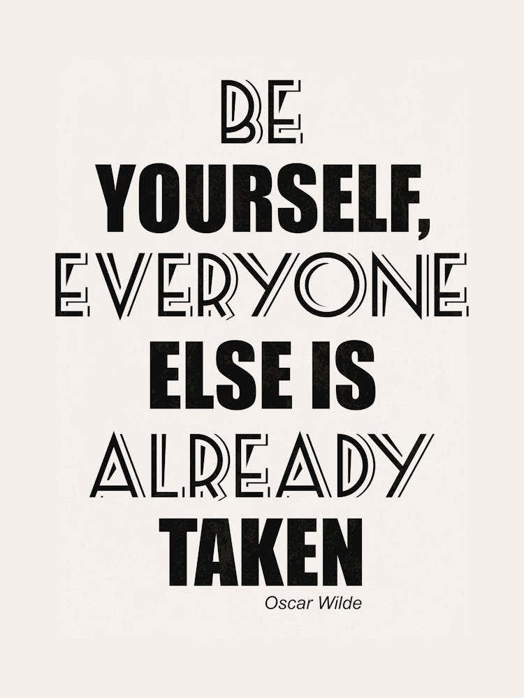 Oscar Wilde Quote Art