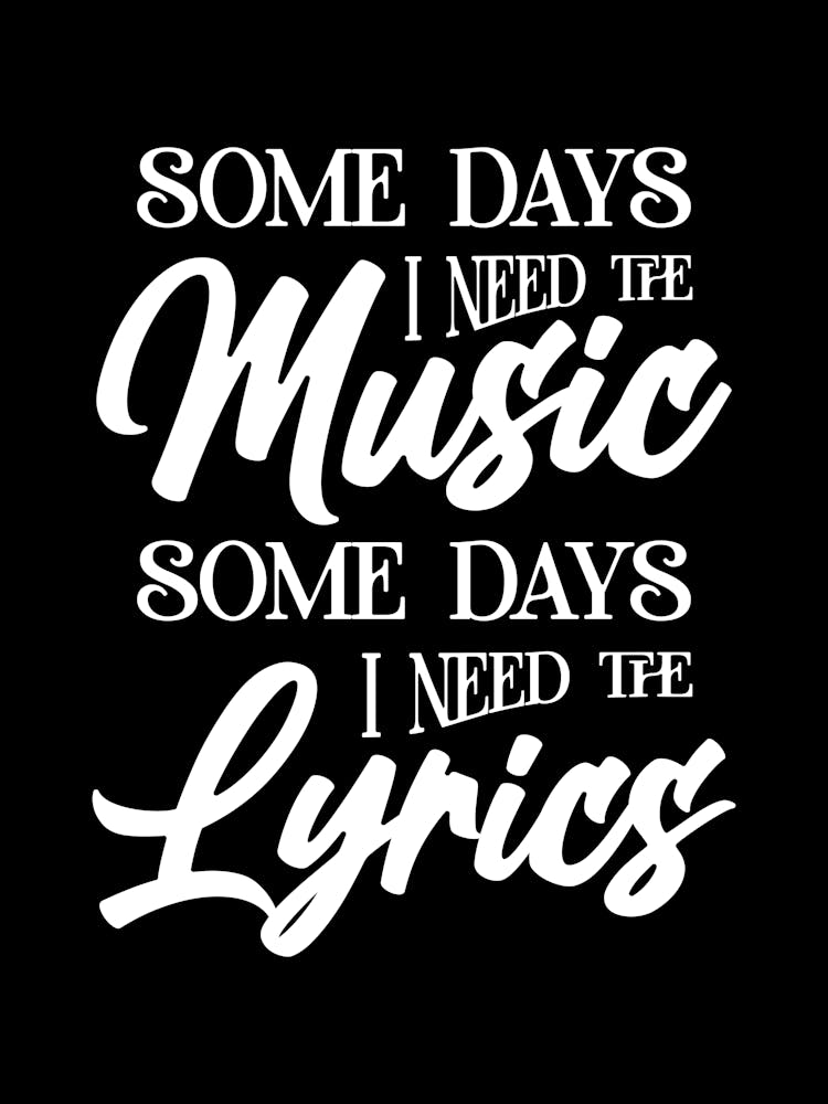 Some days i need the Music Some days i need the Lyrics 2