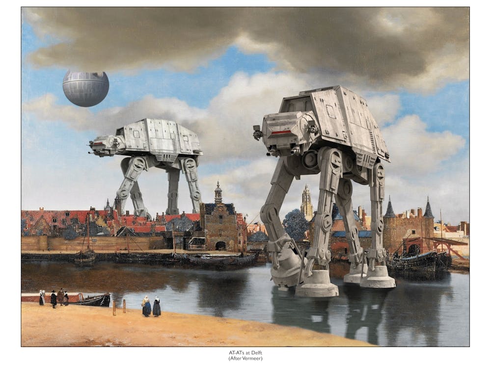 At Ats At Delft - Star Wars and Vermeer Parody