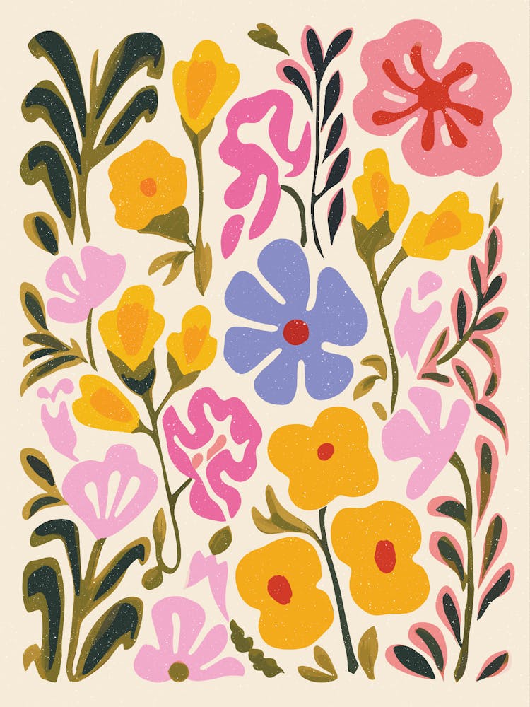 Flowers And Butterflies