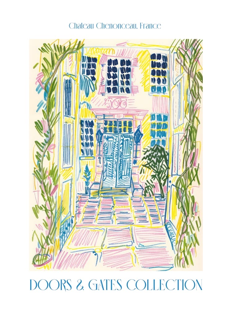 Doors And Gates Collection Chateau Chenonceau, France 1