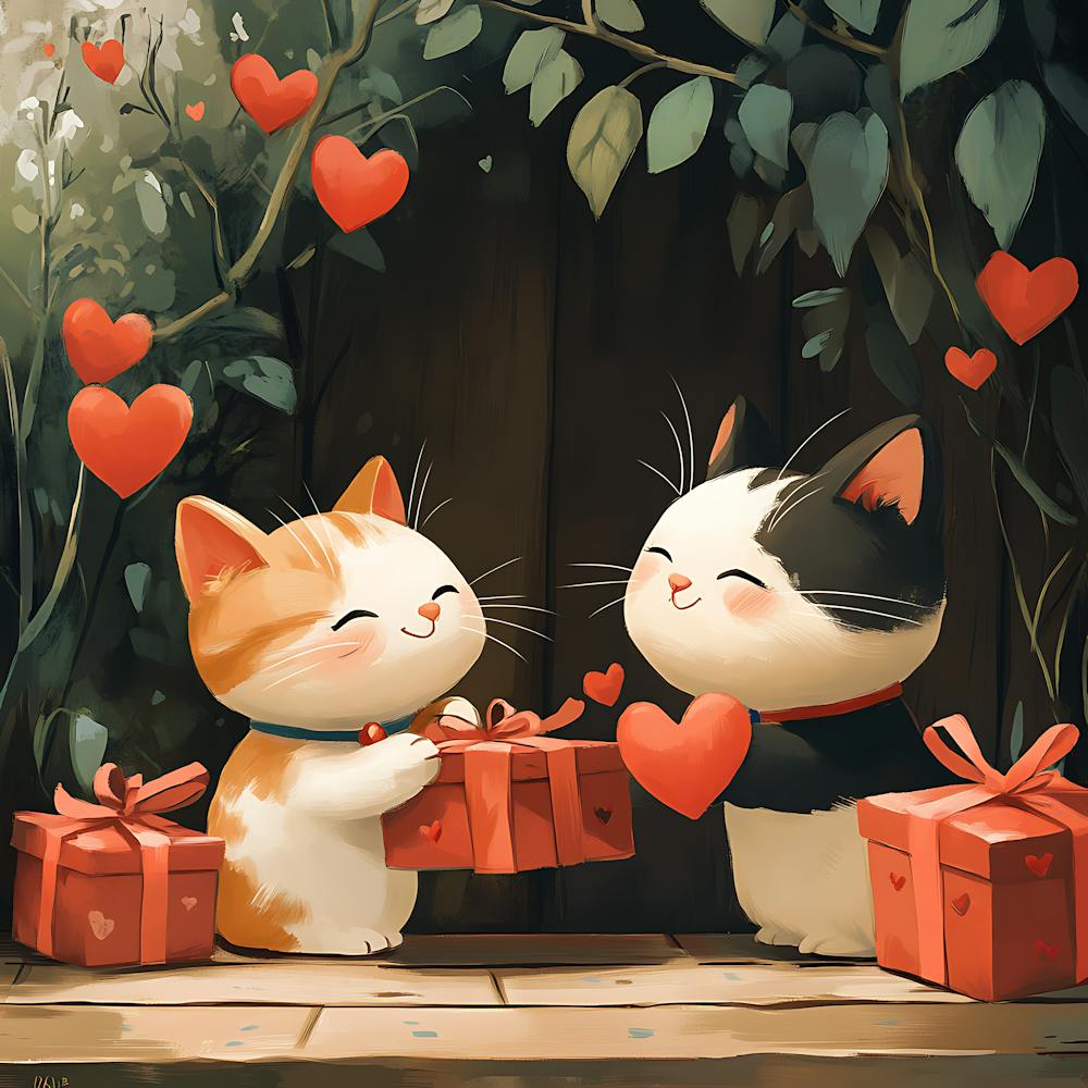 Charming Cats Exchange Heart 5
