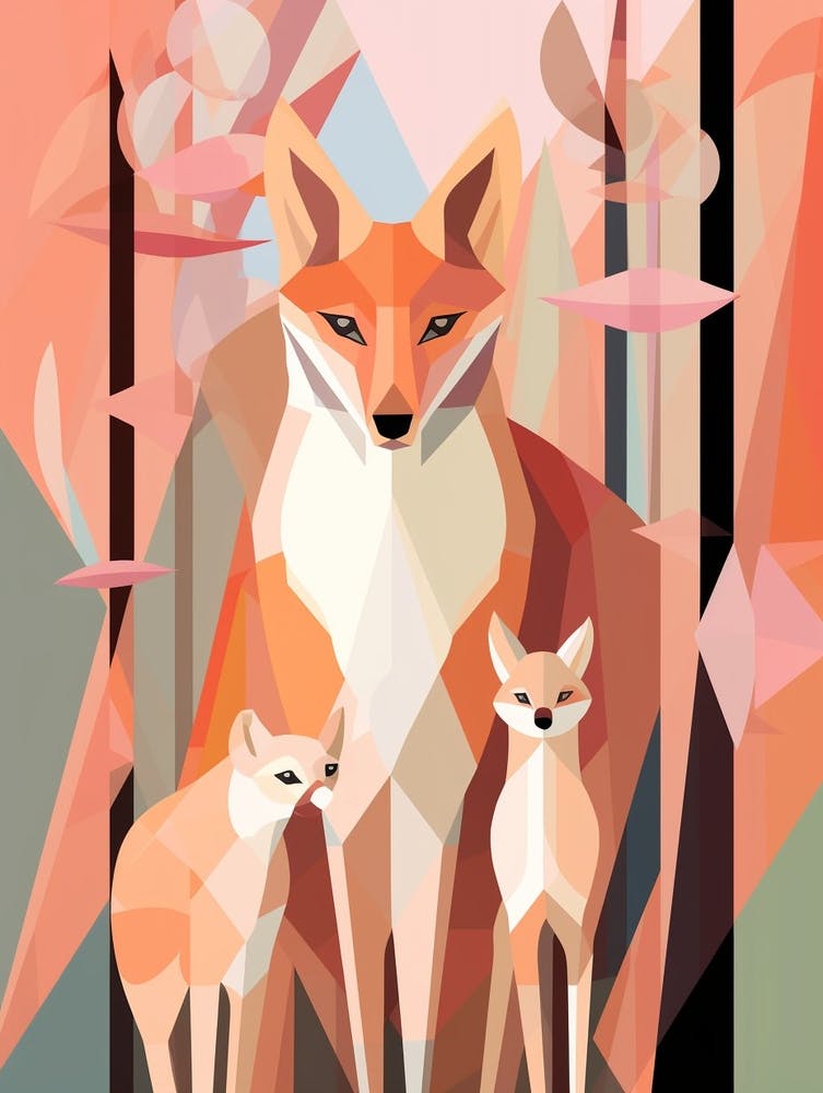 Abstract Geometric Animals 9