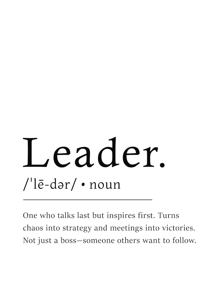 Leader Definition Quote