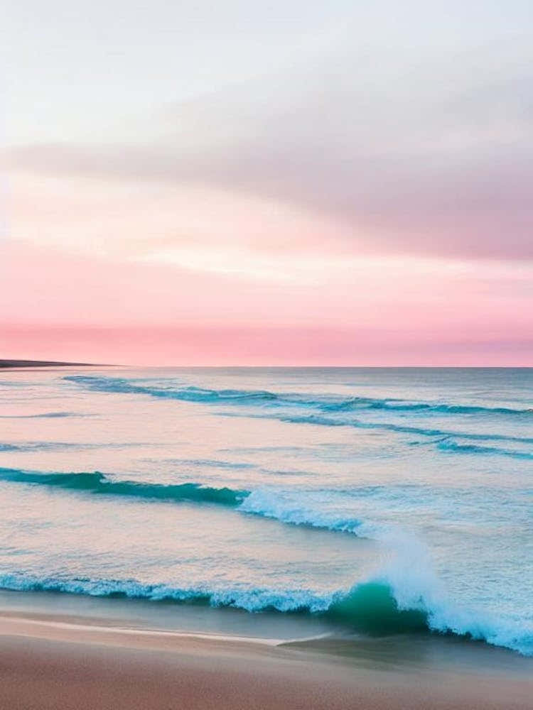 Dornoch Beach, Highlands, Scotland Pink Photography 2
