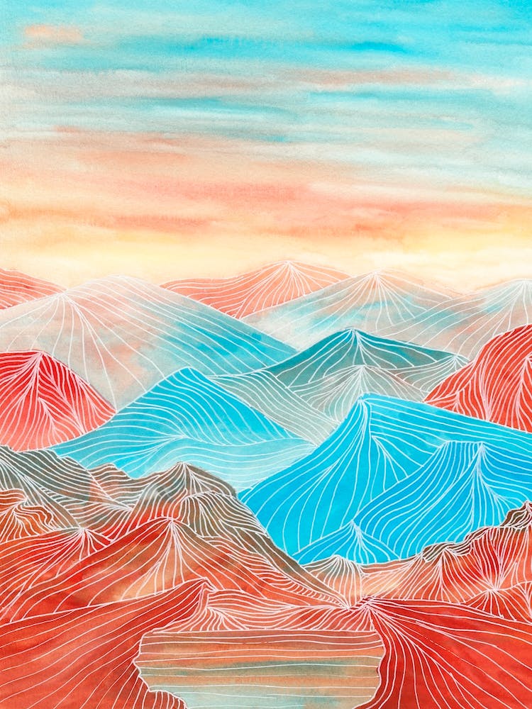 Lines In The Mountains Xx