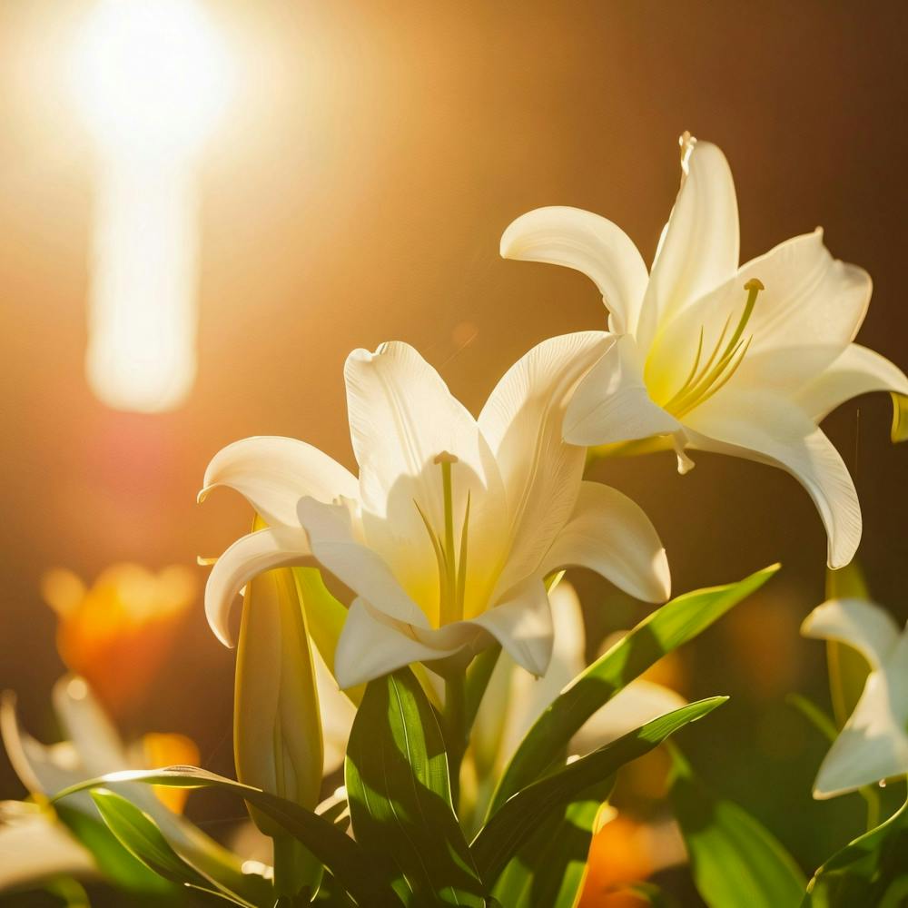 White Lily In The Sun