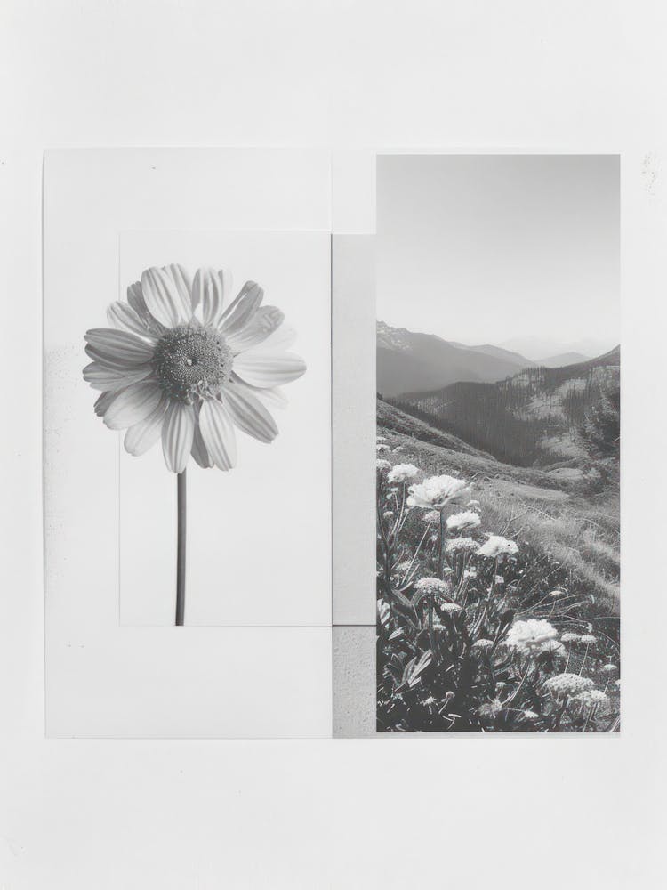 Marigold Flower Photo Collage 2