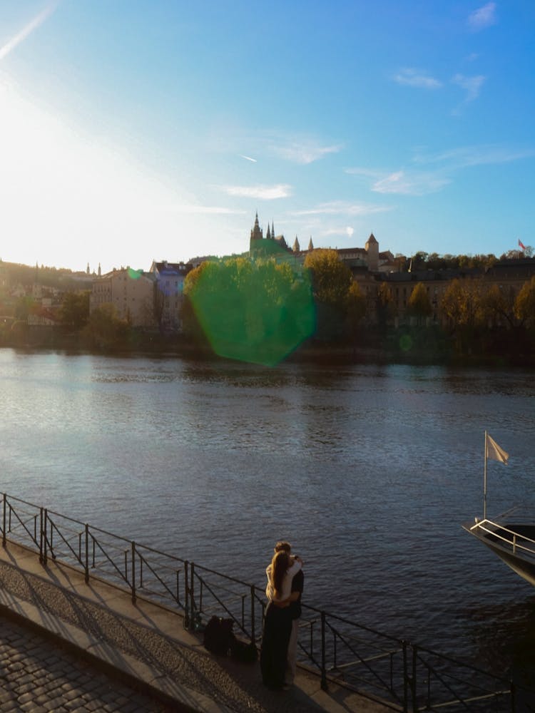 Couple On Vltava River - Prague 1