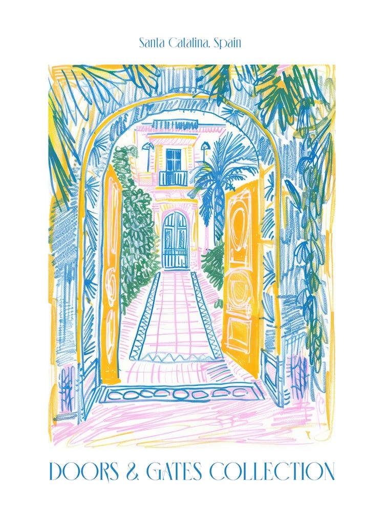 Doors And Gates Collection Santa Catalina, Spain 2