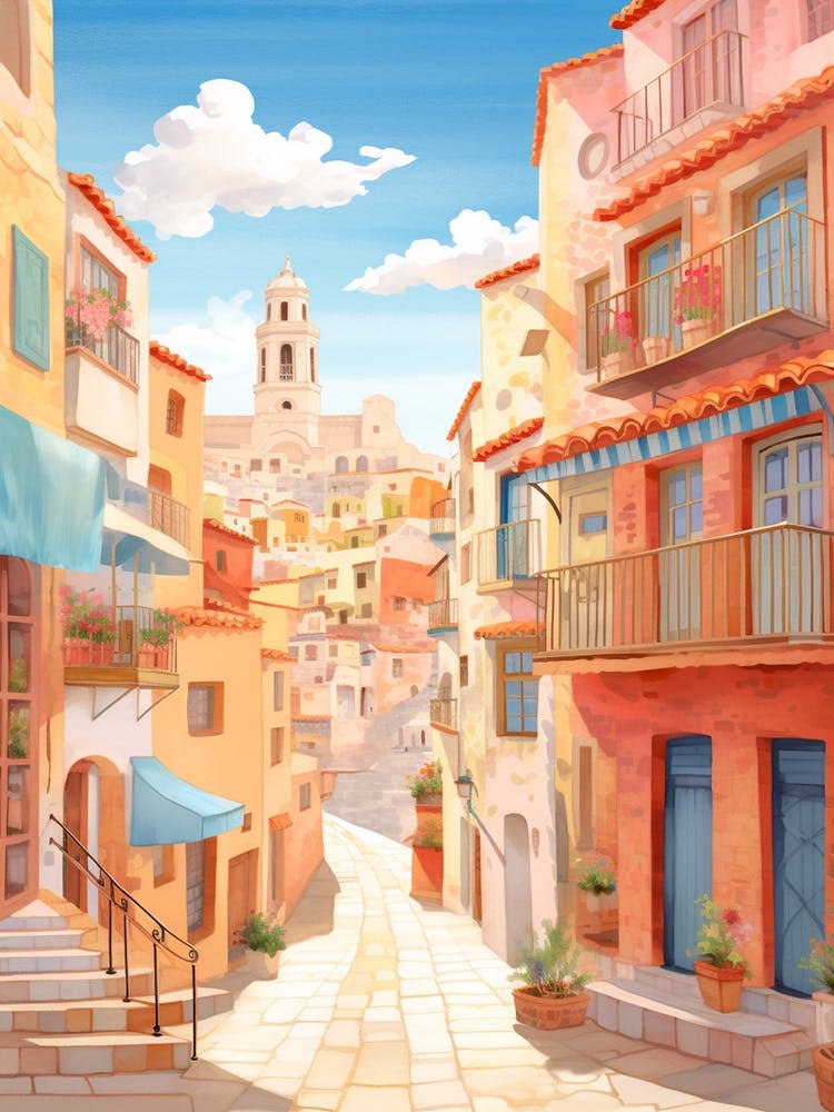 Cartagena Spain 2 Illustration
