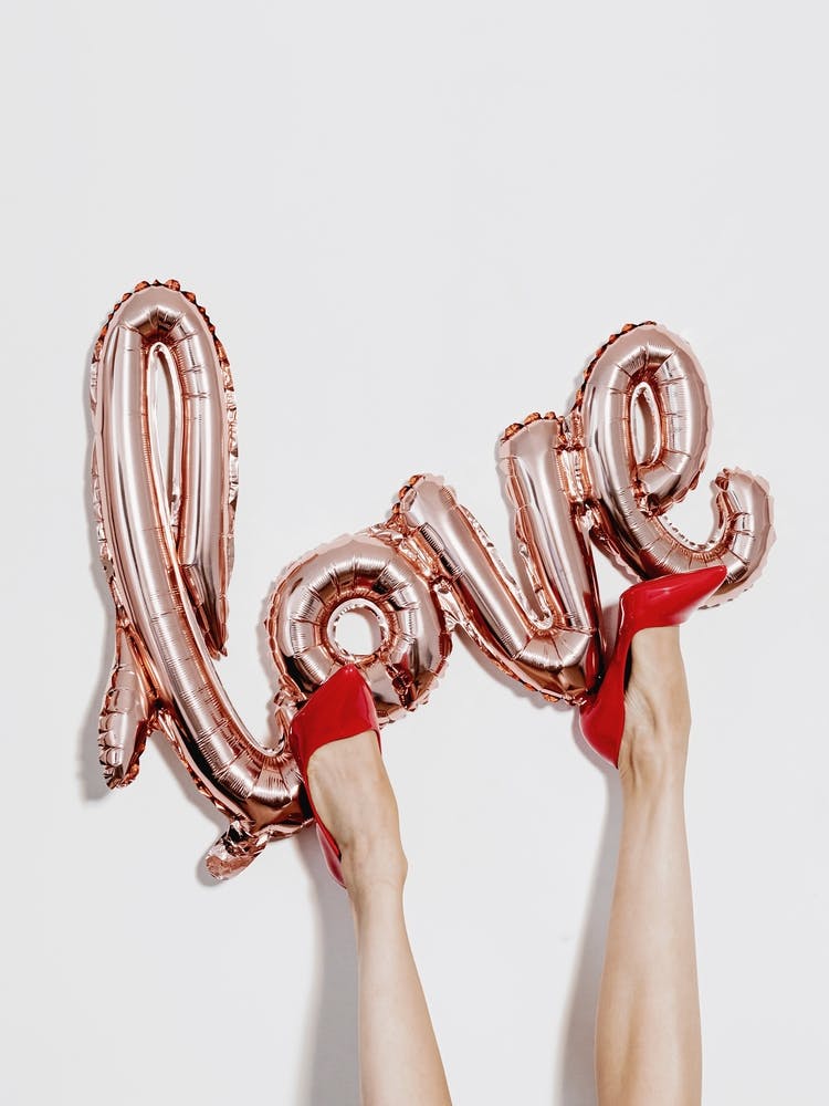 Valentine's Day Love Letters And Heels