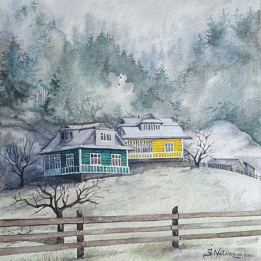 Color Carpathians Houses Square