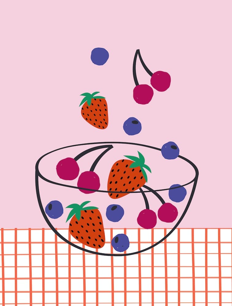 Berries In A Bowl