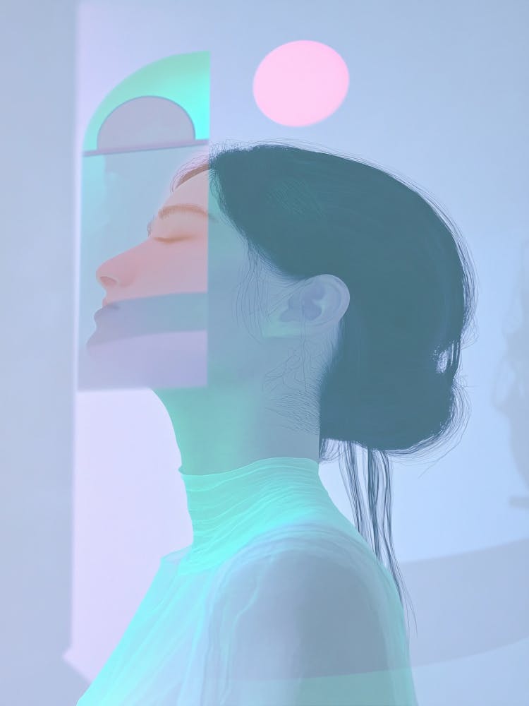 Abstract Portrait Of A Woman 16