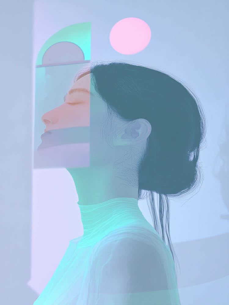 Abstract Portrait Of A Woman 16