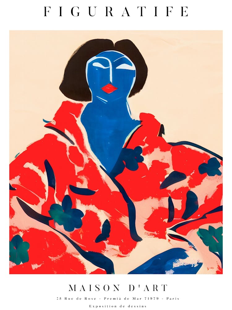 Portrait Figure Gallery Poster Series 1