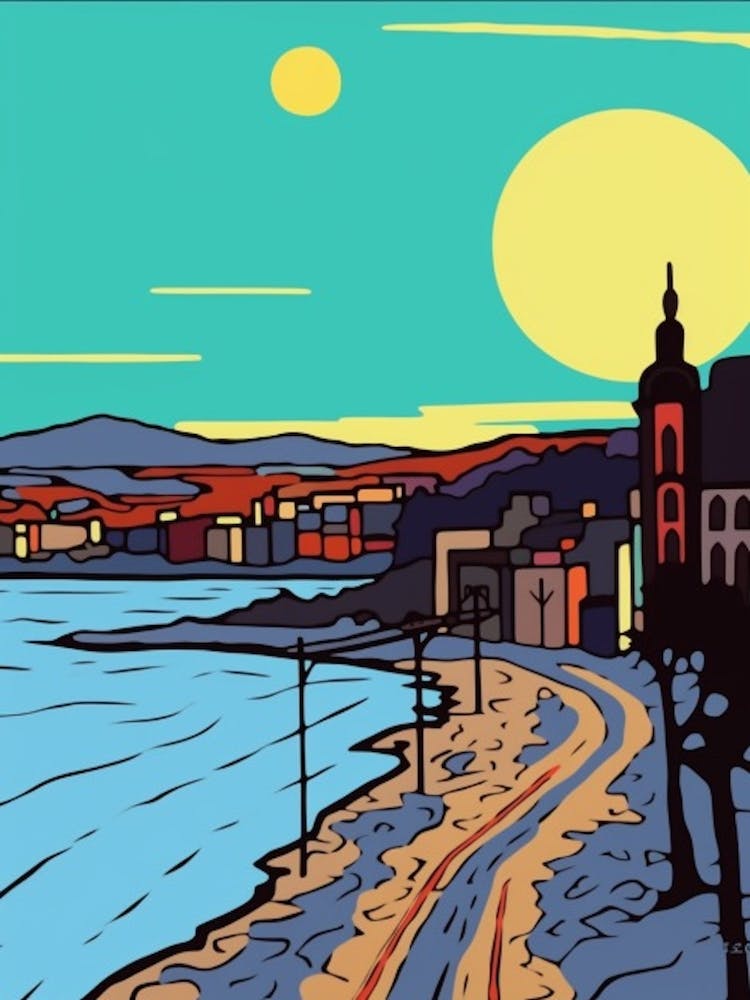 Minimal Design Style Of Budapest, Hungary 2