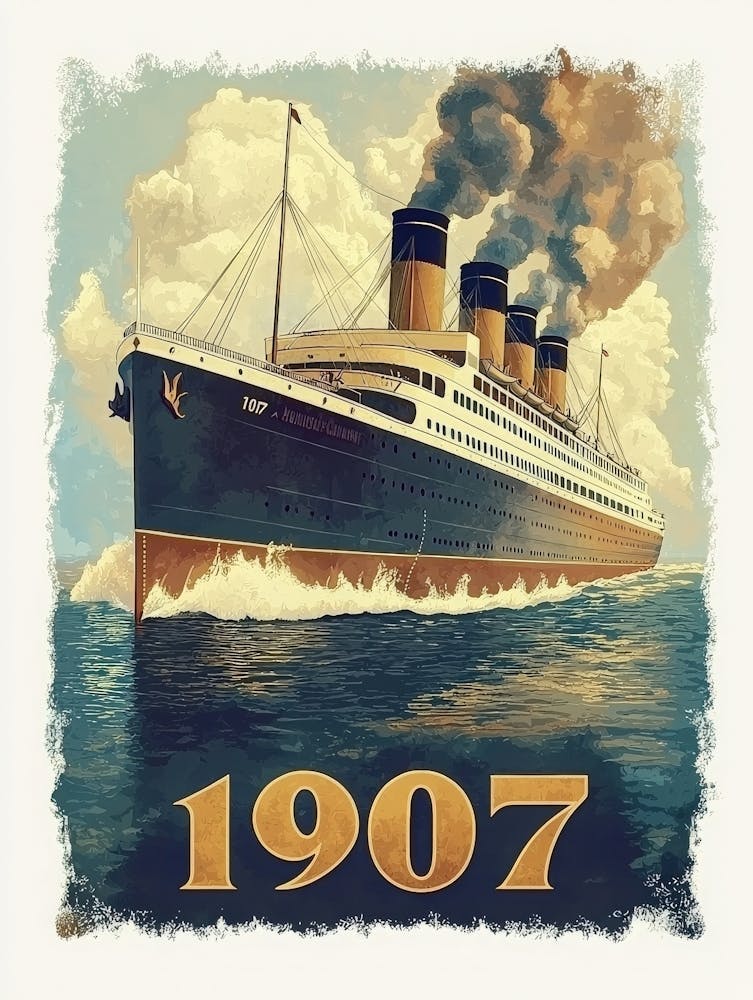 Aihrgdesign A Vintage Travel Poster Of A Grand Steamship In 1 F084c8e5 42ee 41be 808d 9e0c5041022b 1