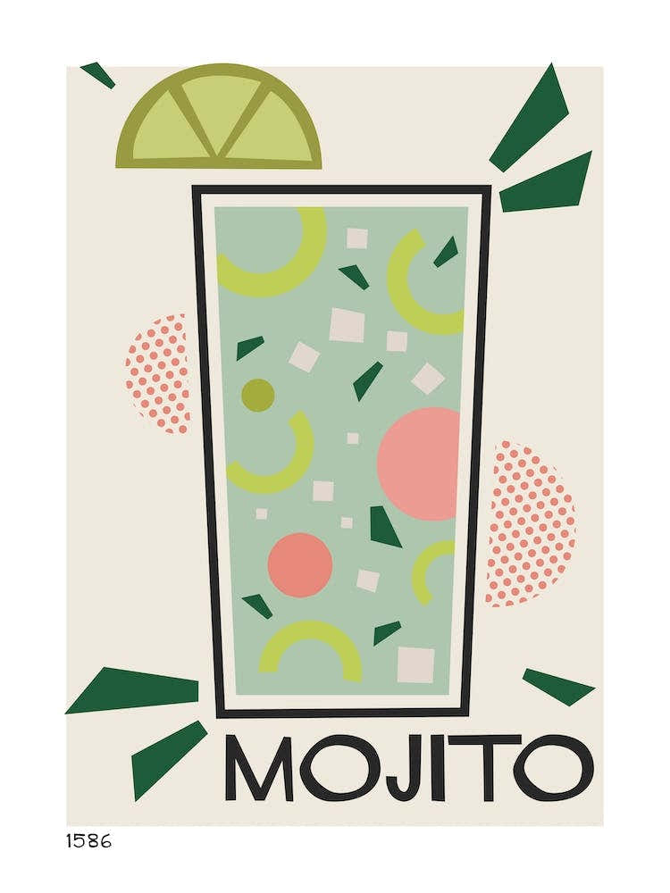 Mojito Retro Cocktail  Neutral