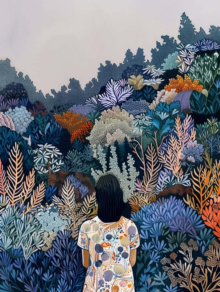 In The Garden Blue 6