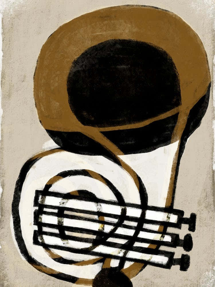 Abstract Trumpet Instrument For A New Music