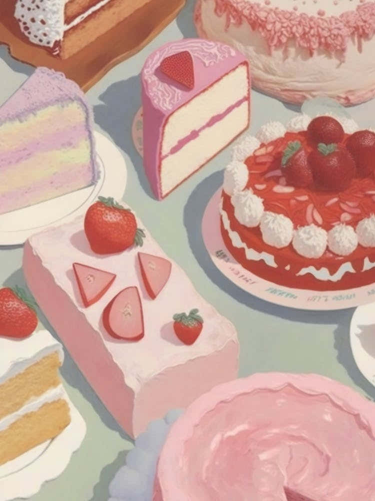 Strawberry Cake Party
