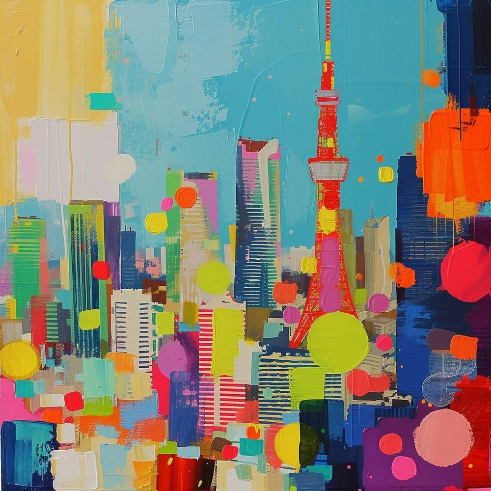 Abstract Travel Collection Tokyo Japan 8