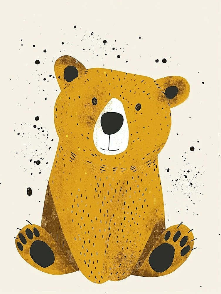 Yellow Brown Bear 2