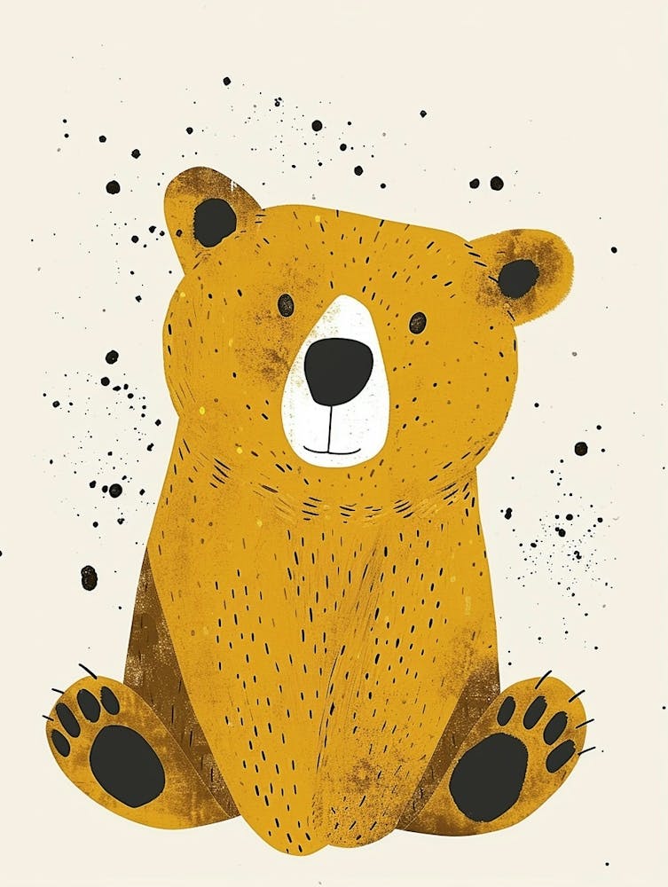 Yellow Brown Bear 2