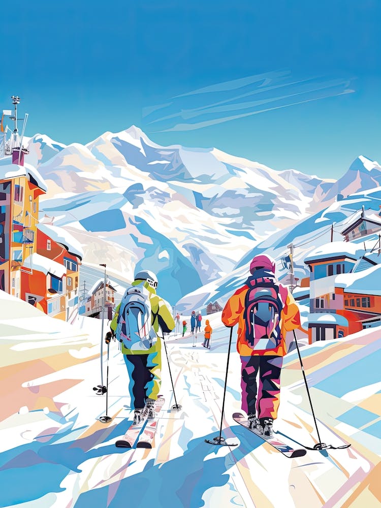Val Thorens   France, Ski Resort Illustration 1