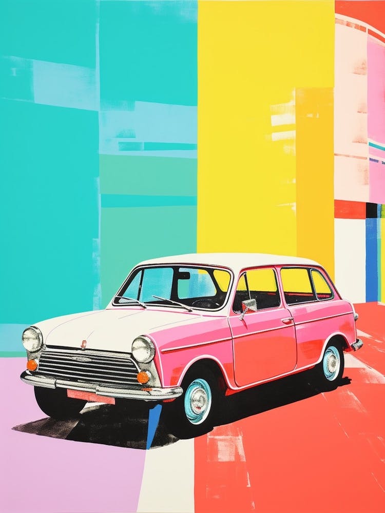 Retro Cars Colour Pop 2