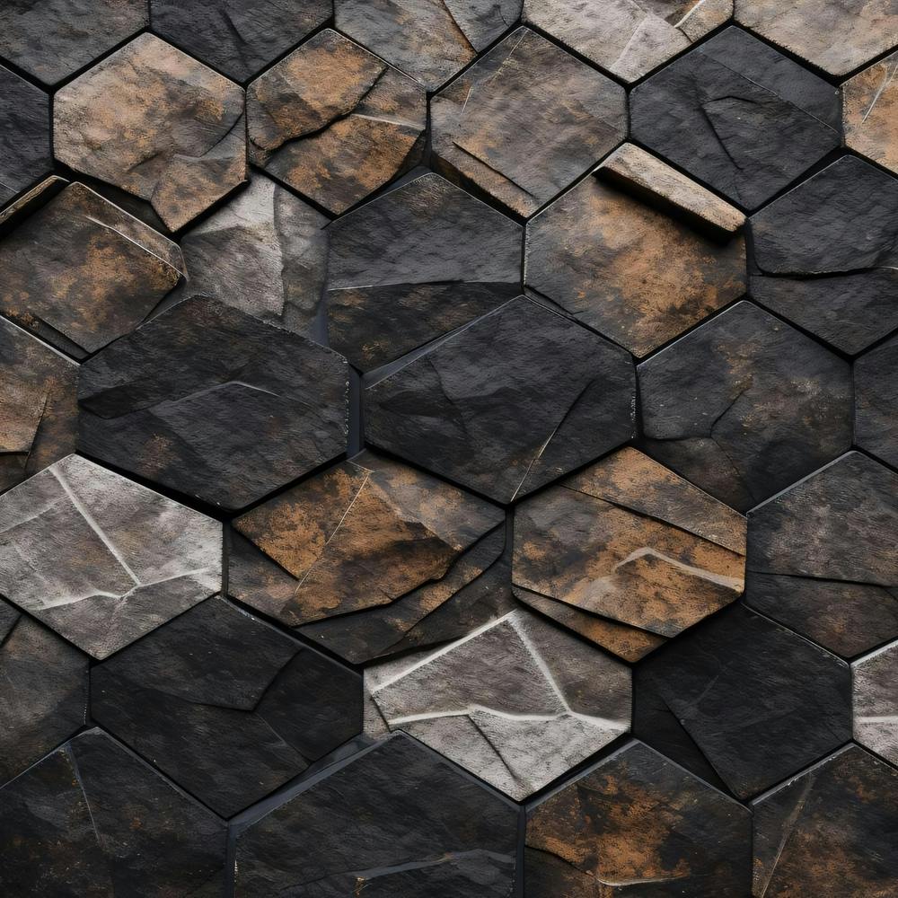 Photography Of The Texture Of A Mosaic Of Stone