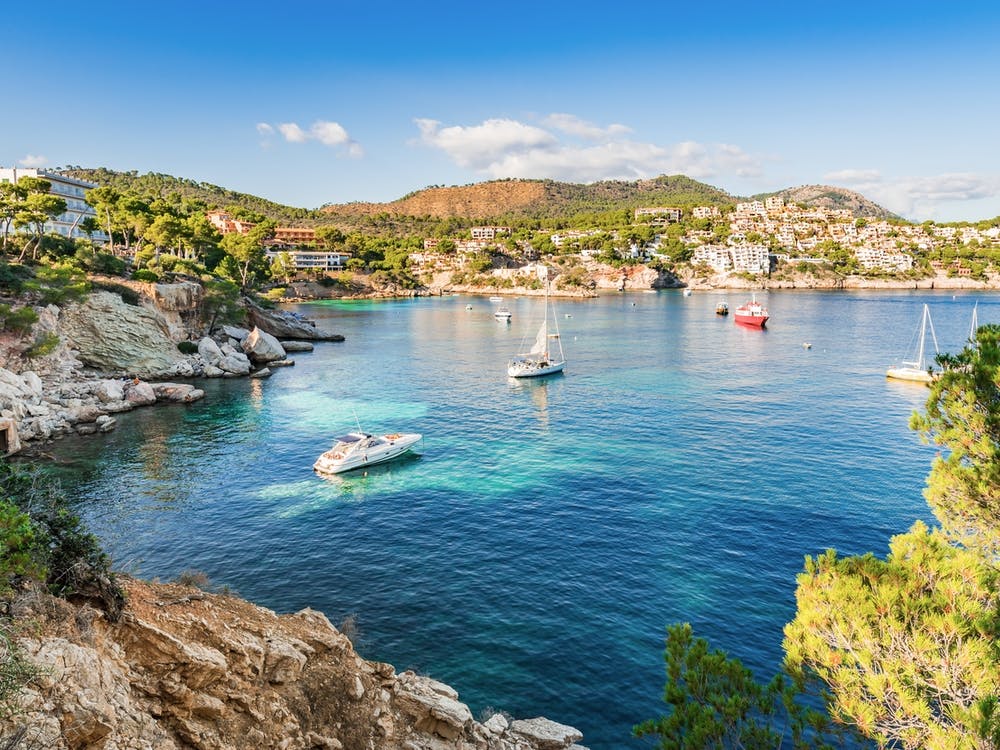 Cala Fornells Mallorca Mediterranean Sea