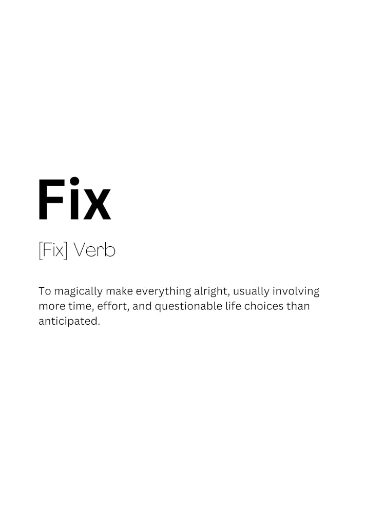 Fix Definition Meaning 1