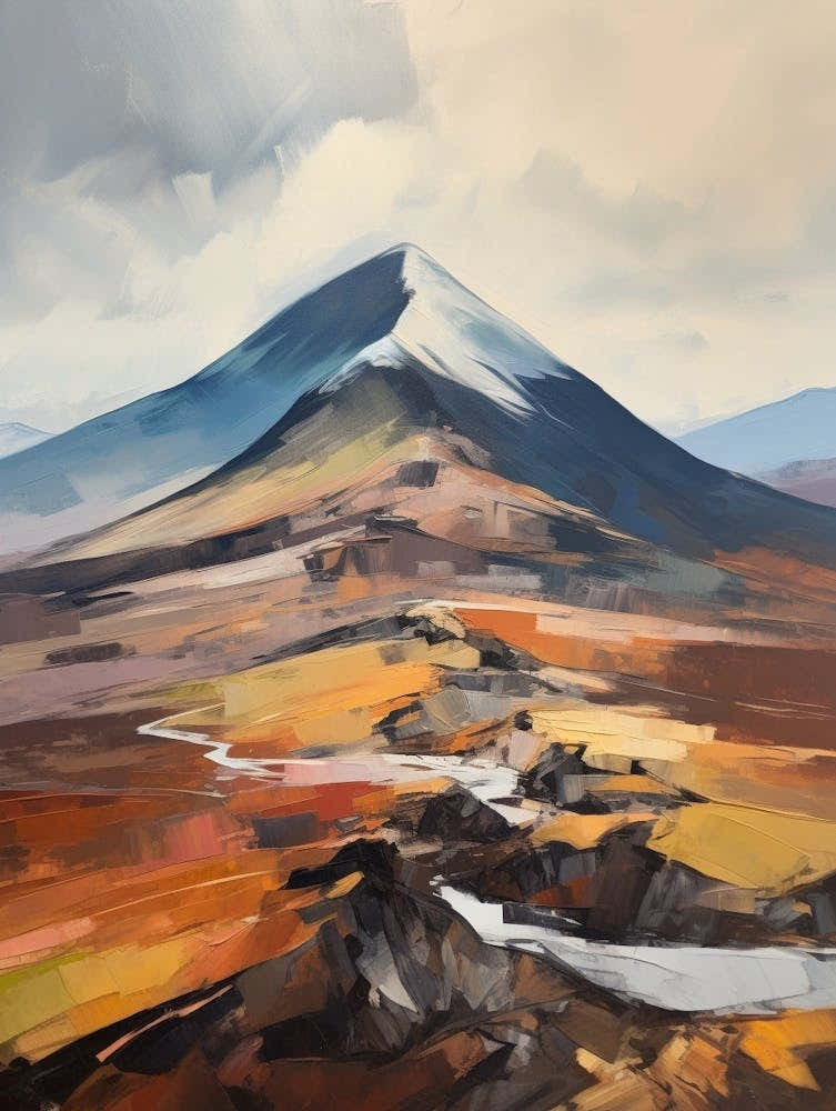 Ben More Crianlarich Scotland 1 Mountain Painting