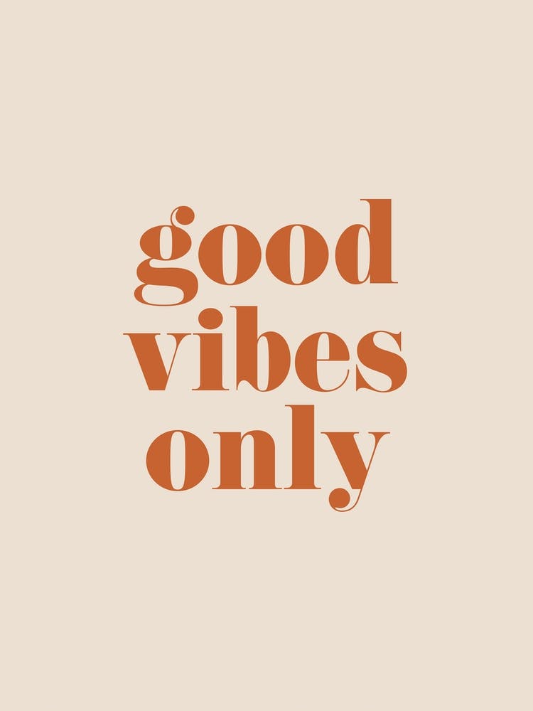 Good Vibes Only Boho Quote Wall
