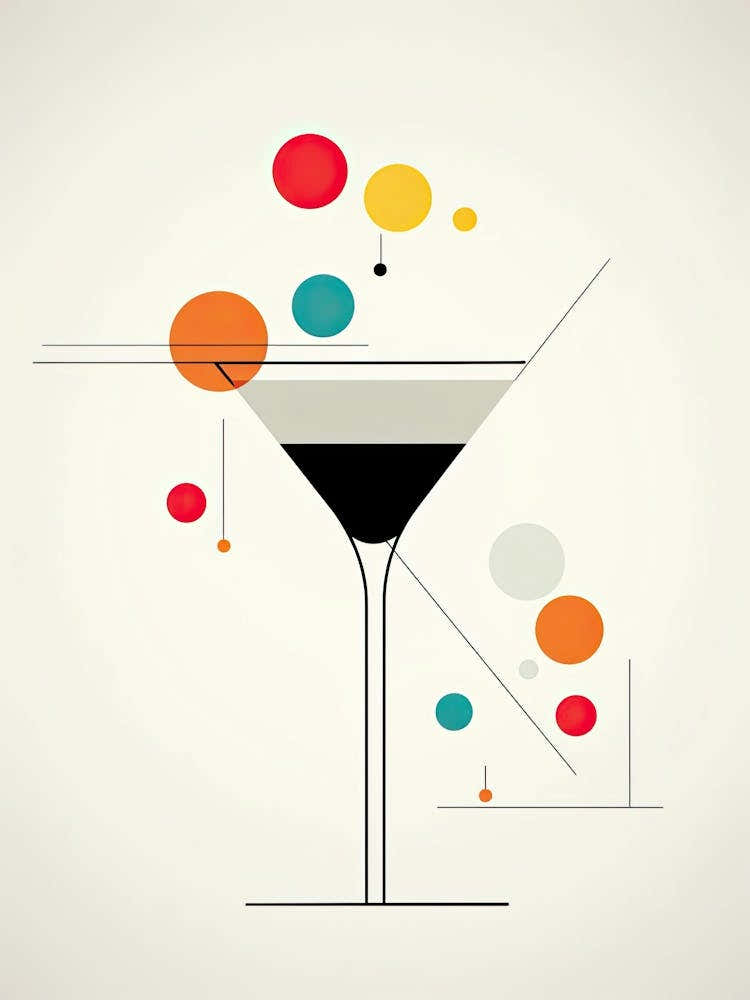 Mid Century Modern Aviation Floral Infusion Cocktail 1