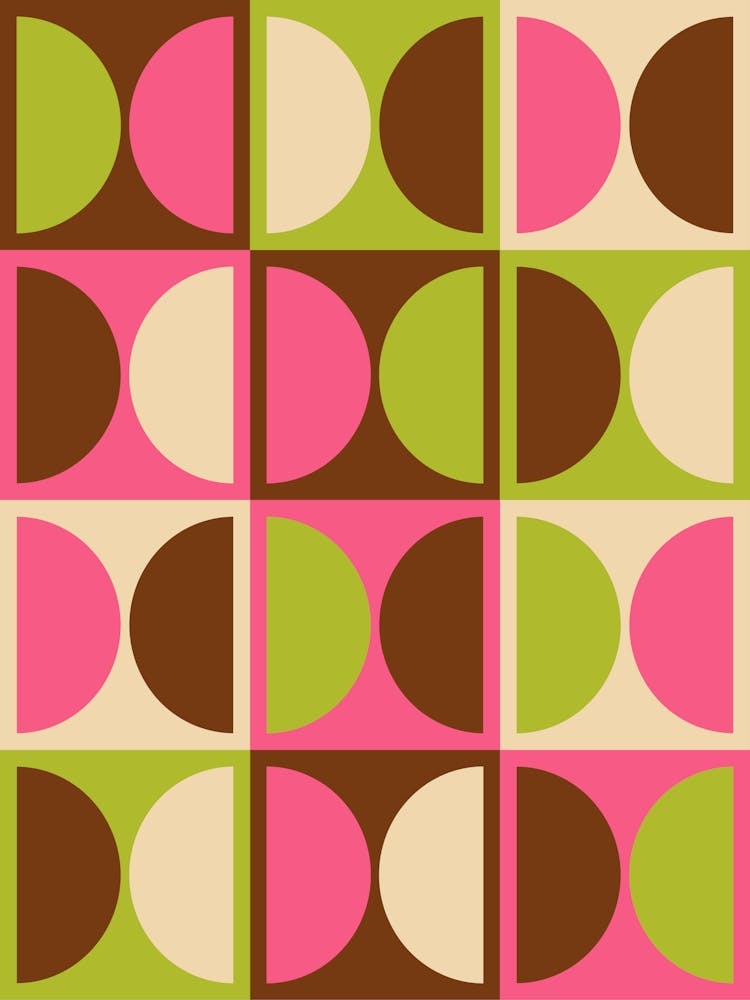 Mid Century Geometric Design 1