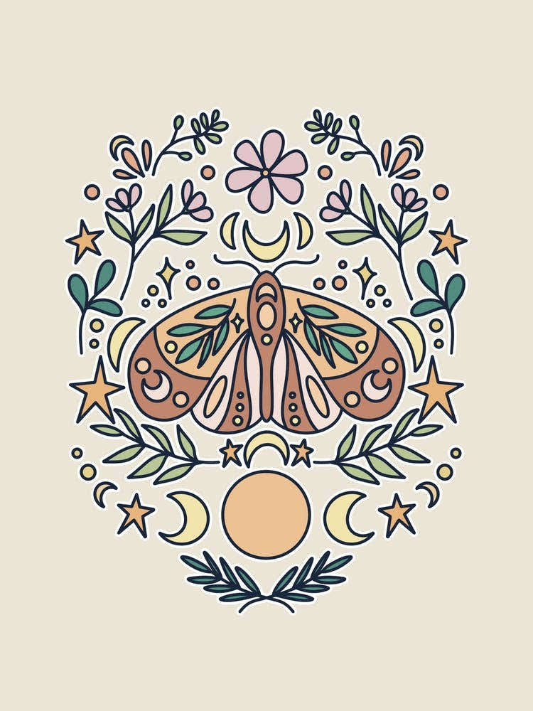 Magical Moon Moth | Oatmeal