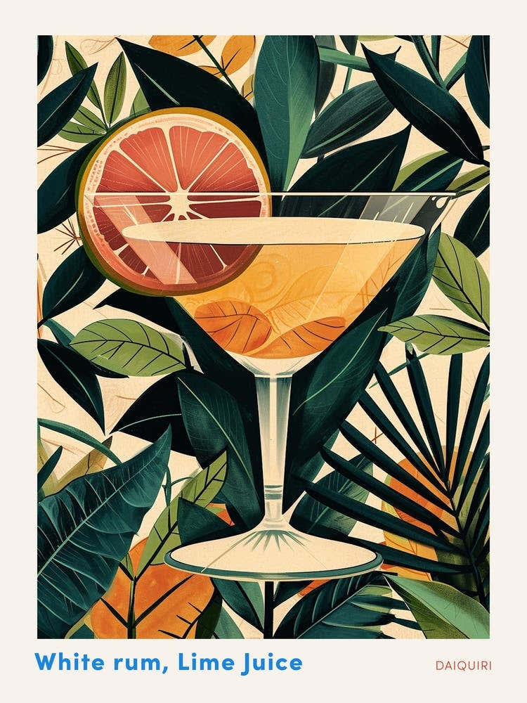 Art Deco Daiquiri 2 Poster