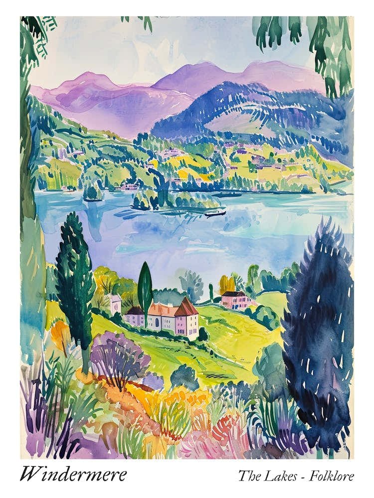 Windermere The Lakes Folklore Taylor Swift Summer