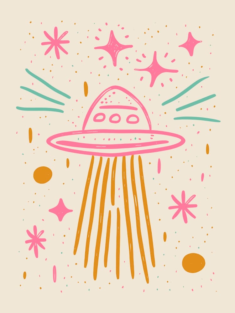 Pastel UFO
