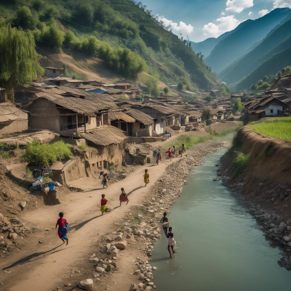 834100 Beautiful Villages On The Banks Of The River, Chal Xl 1024 V1 0