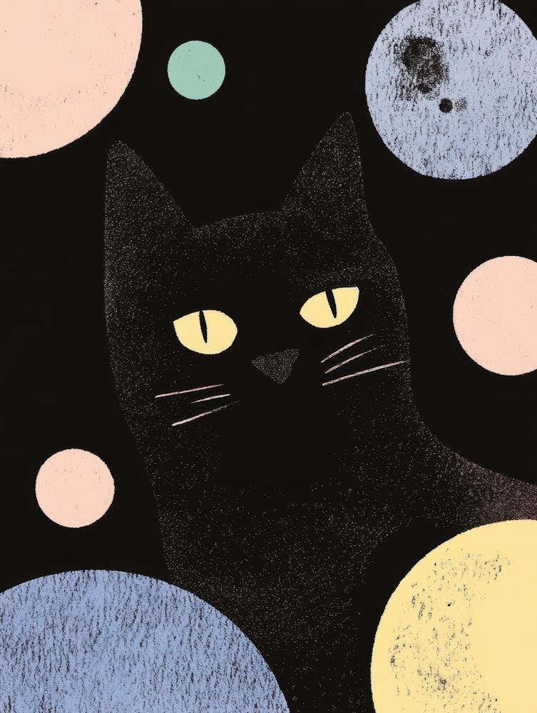 Black Cat In Space 1