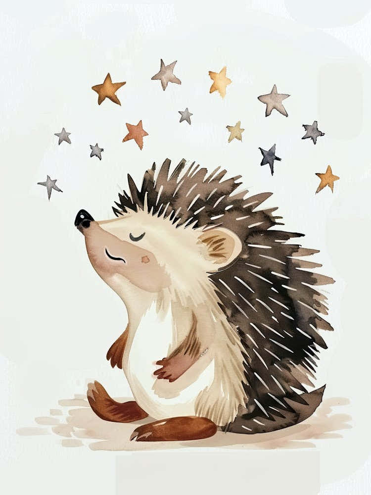 Hedgehog Little Secrets Children Prints & Kids Posters